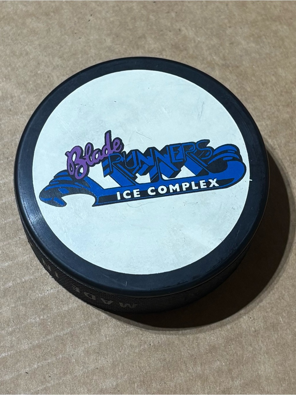 Blade Runners Ice Complex Spring League 2000 Hockey Puck